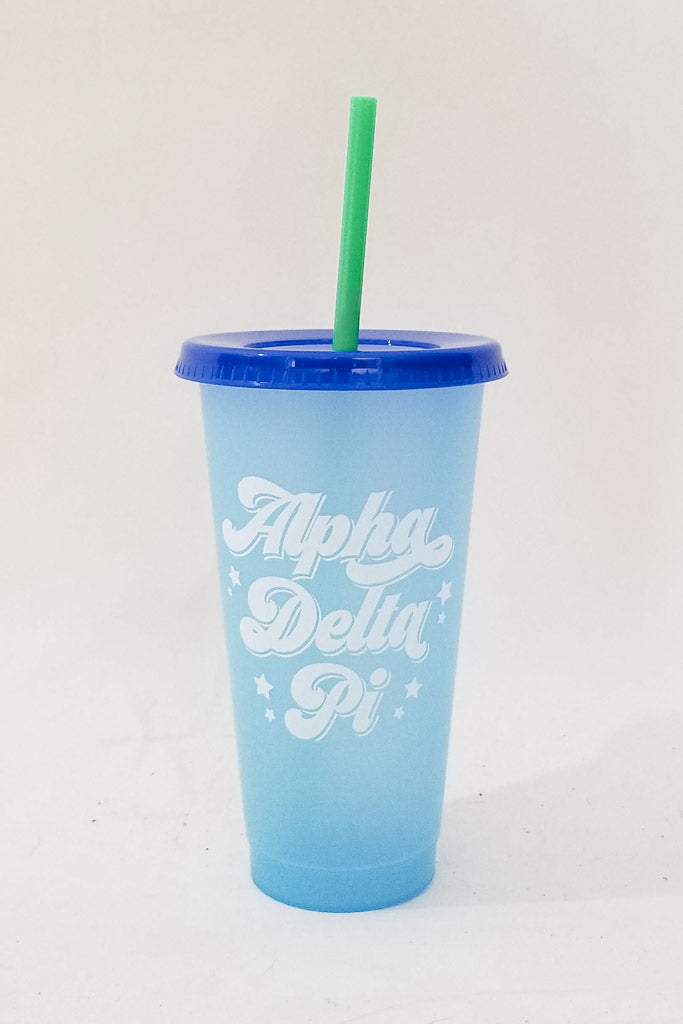 Color Changing Sorority Cup - Alpha Delta Pi