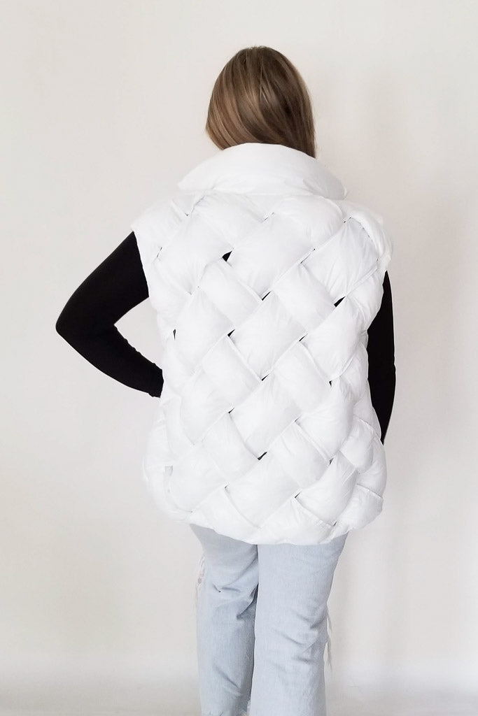 Miracle Puffer Vest- Ivory