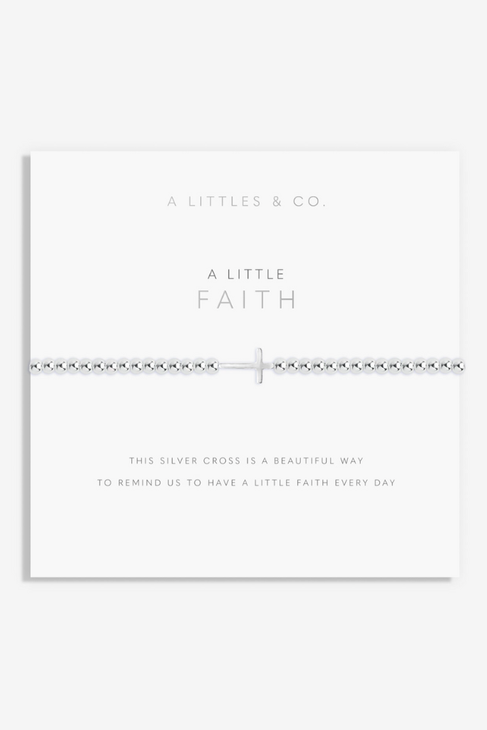 A Little 'Faith' Bracelet- Silver