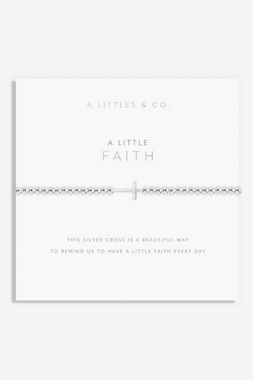 A Little 'Faith' Bracelet- Silver