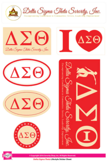 Sorority Lifestyle Sticker Sheet