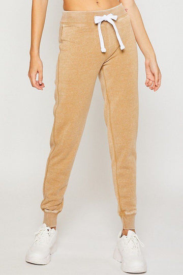 Complete Taste Fleece Jogger Pants - Tan