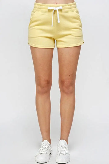 Get Active Shorts - Butter Yellow