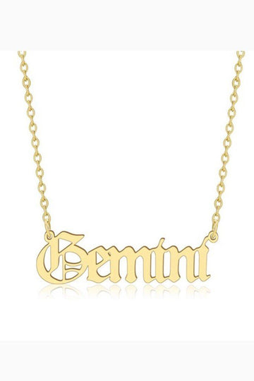 Gold Zodiac Necklace
