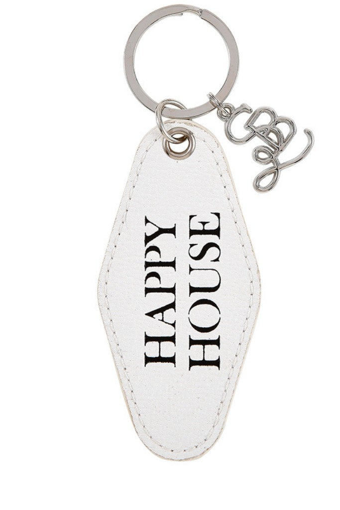 Leather Motel Key Chain -