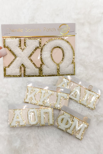 Chi Omega Stickers- Chenille