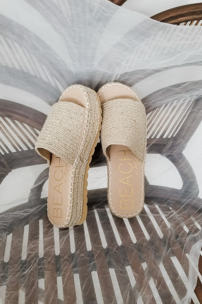 MATISSE Del Mar Platform Sandal Natural