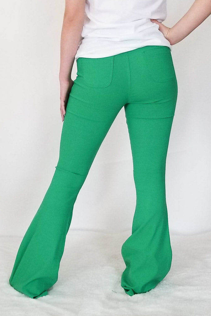 All The Views Pants- Kelly Green