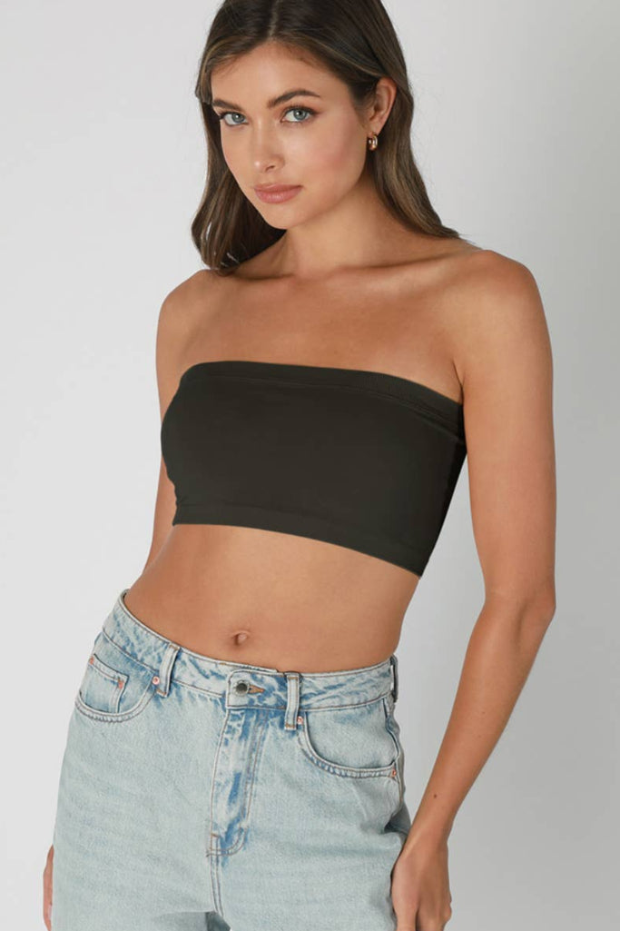 Held Tight Bandeau Top -