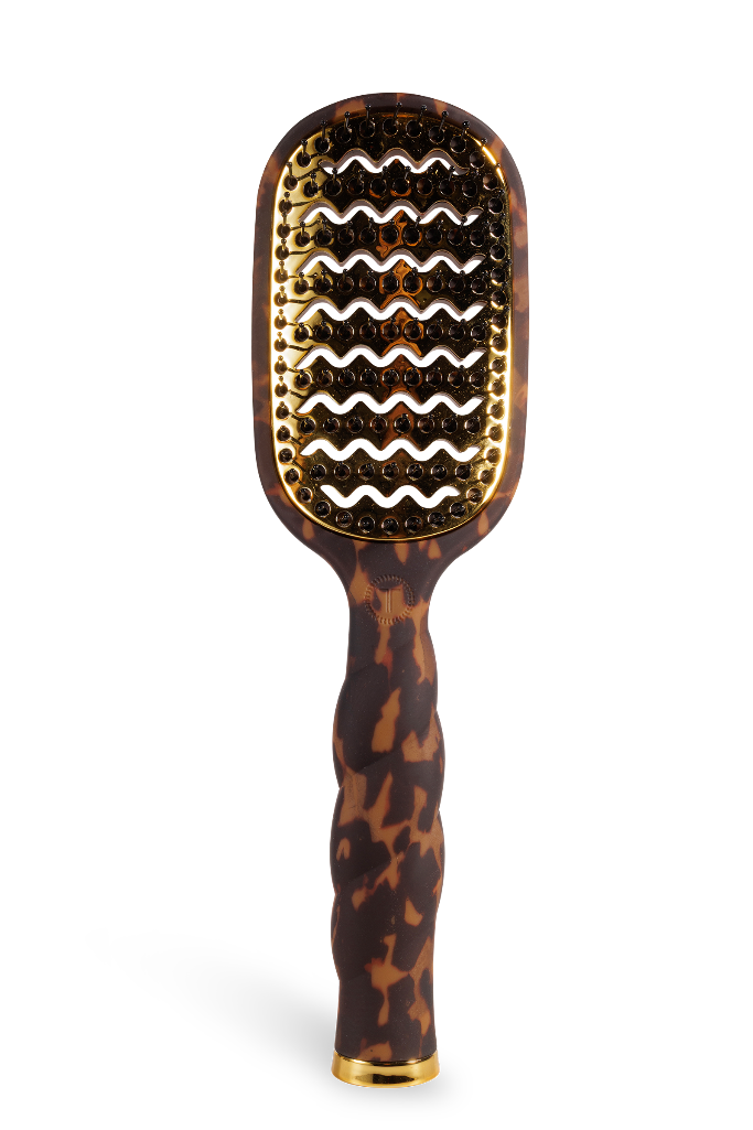 TELETIES Vented Hair Brush - Tortoise