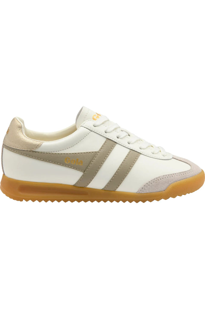 Gola Torpedo Sneakers - Off White/Bone/Gold