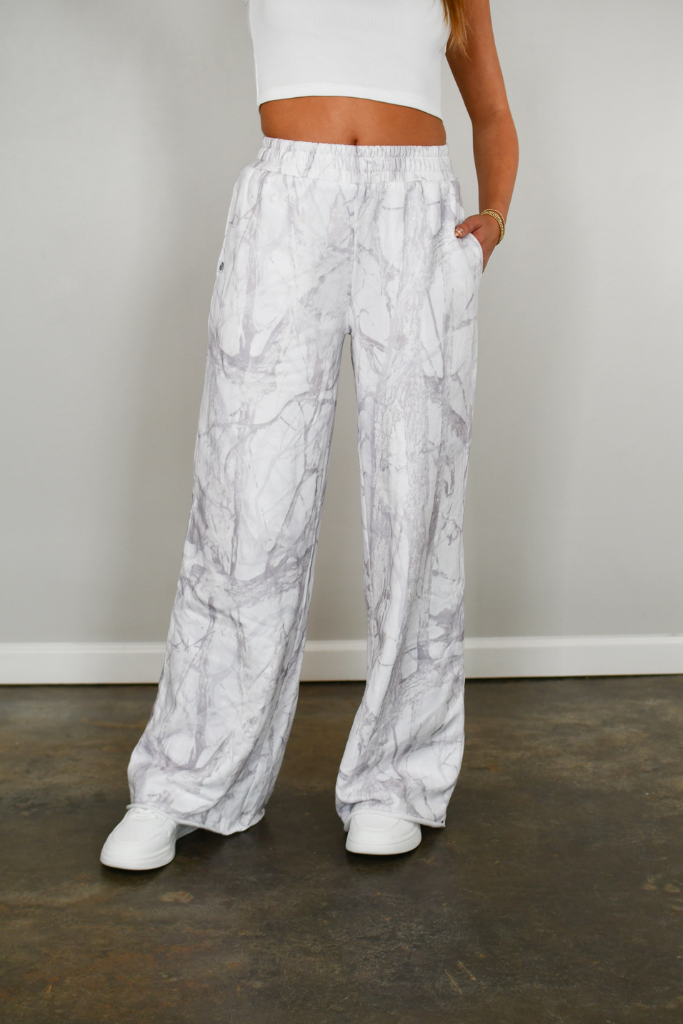Tooloolah Baseline Straight Leg Jogger - White Camo