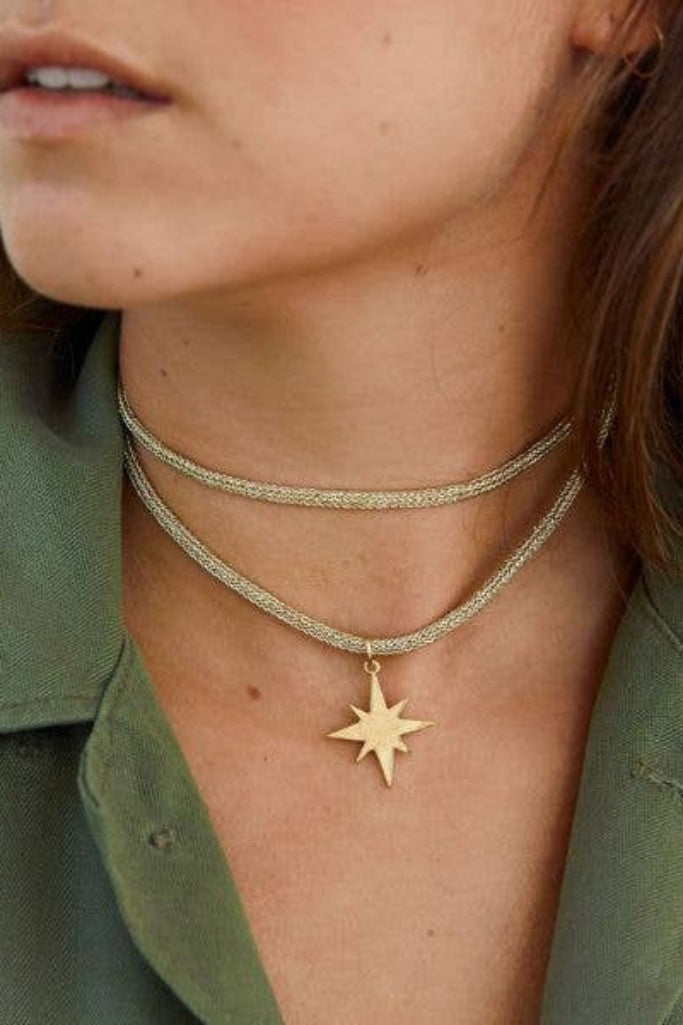 HART The Lurex Cord Necklace - Gold