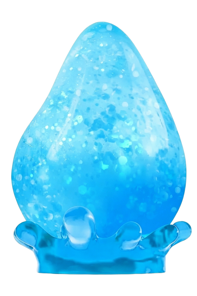 Teardrop Slow Rising Squeeze Toy - Blue