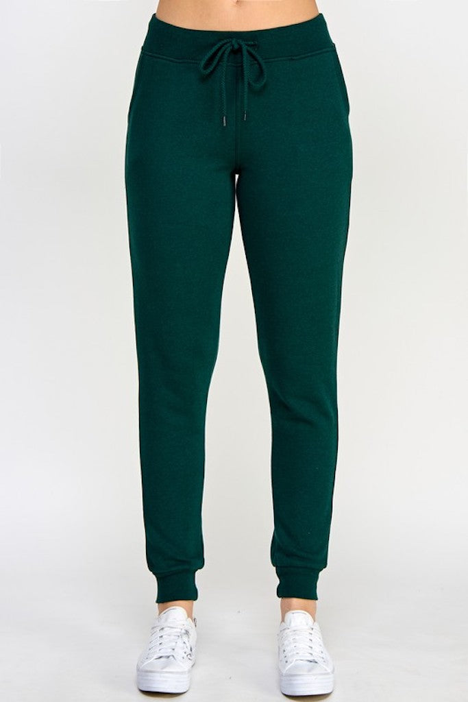 Jump To Conclusions Joggers - Dark Green