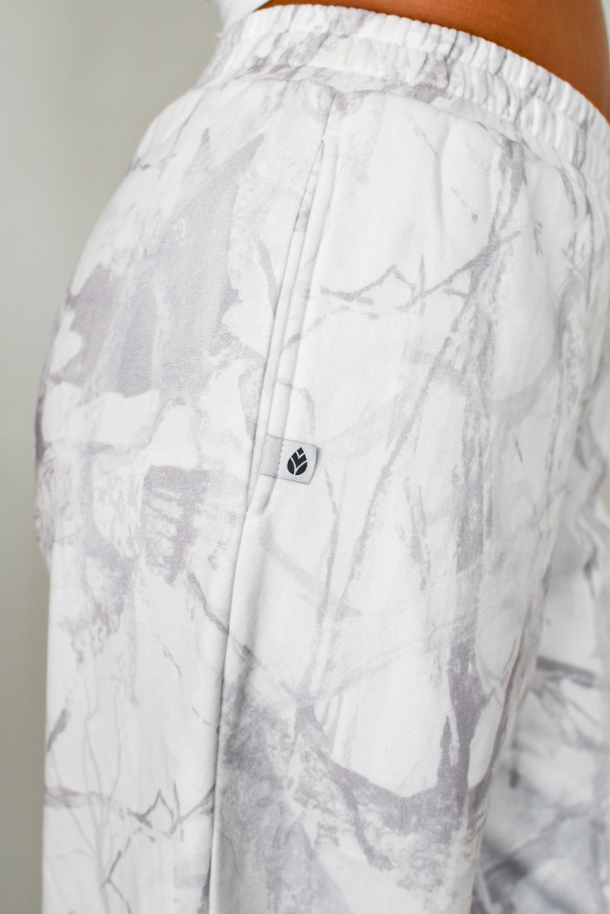Tooloolah Baseline Straight Leg Jogger - White Camo