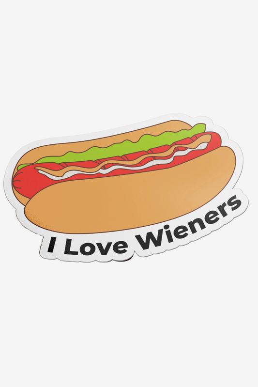 I Love Wieners Sticker
