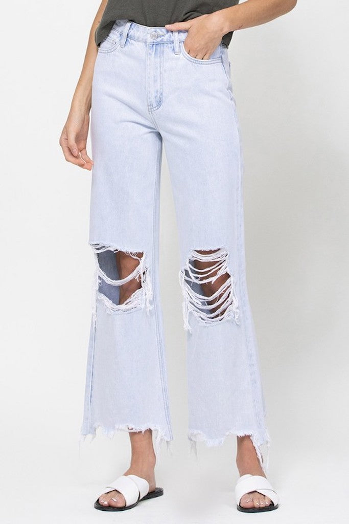 Karma Wide Leg Jean- Light Wash