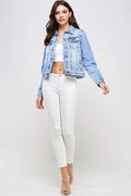 Next Up Denim Jacket- Light Wash