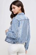 Next Up Denim Jacket- Light Wash