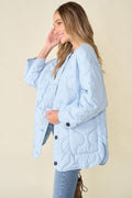 Gale Quilted Jacket- Blue
