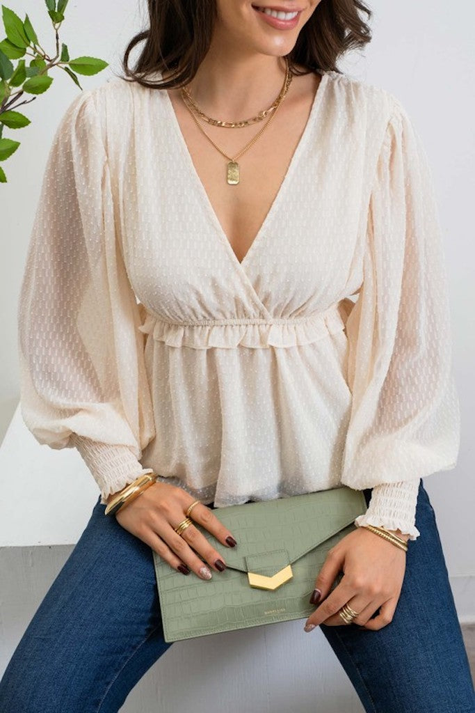 Cheyenne Top- Ivory
