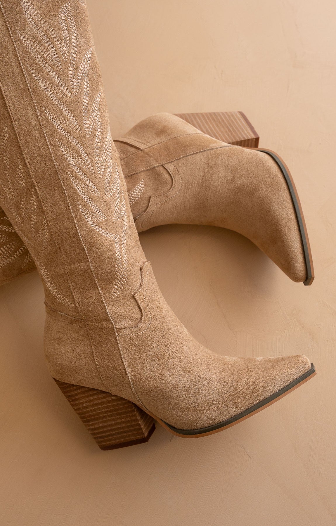 Oasis Cowgirl Boots- Taupe