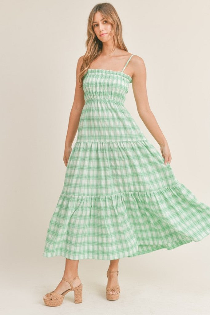 Filippa Midi Dress- Green