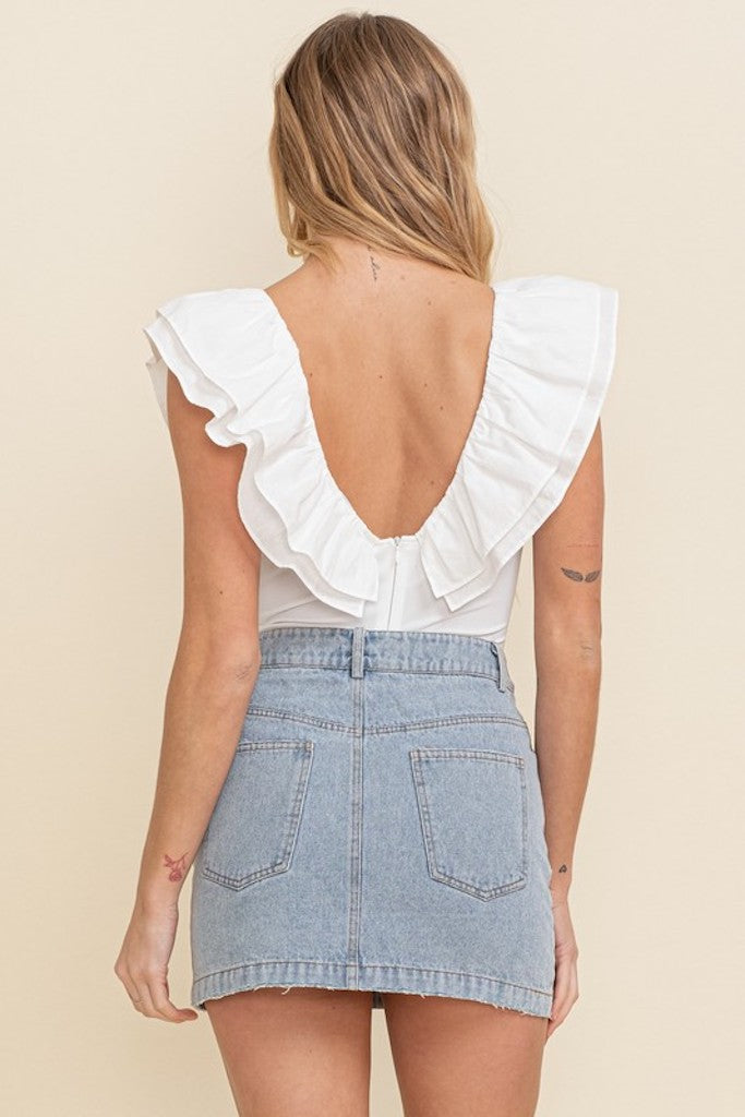 Daylight Dreams Bodysuit- White