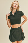 All I Want Cropped Top- Black
