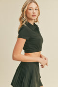 All I Want Cropped Top- Black