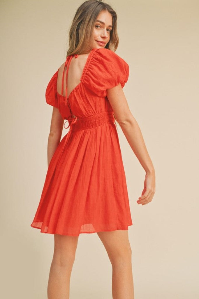 Undercover Mini Dress- Red