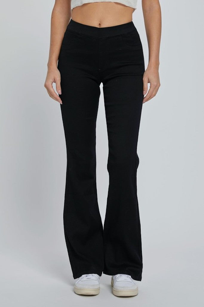 Aniston Flare Jeans- Black