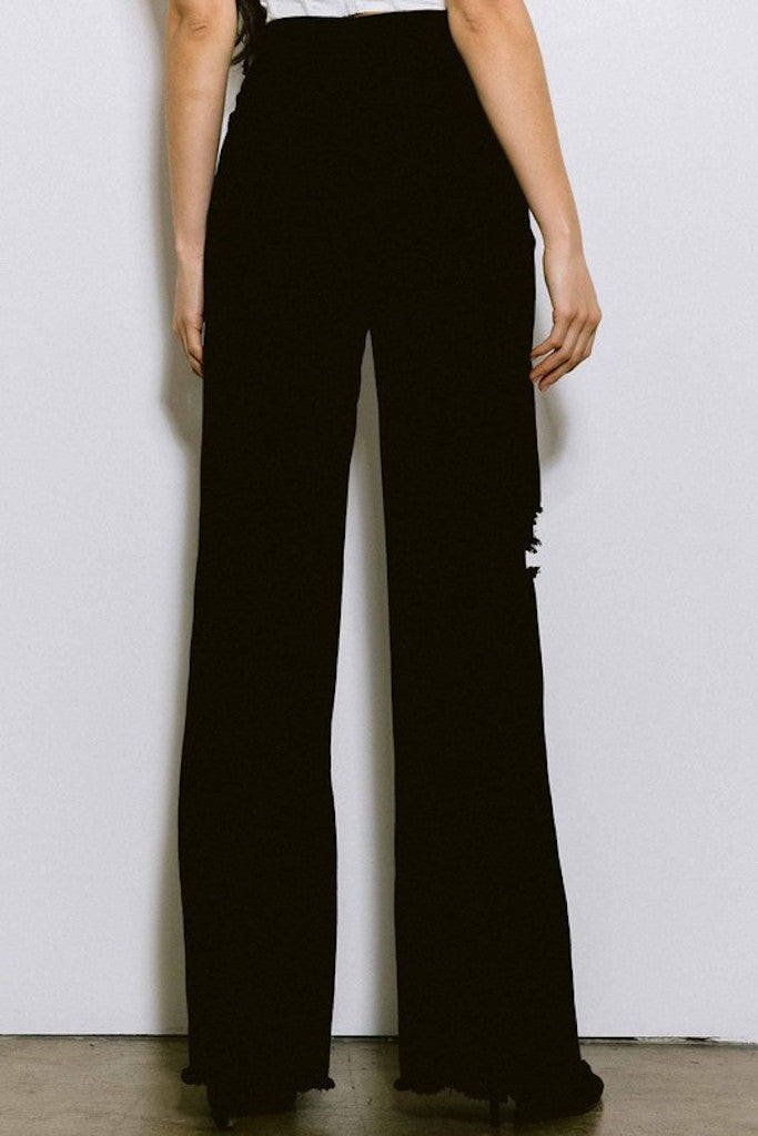 Feeling Unstoppable Wide Leg Jeans - Black