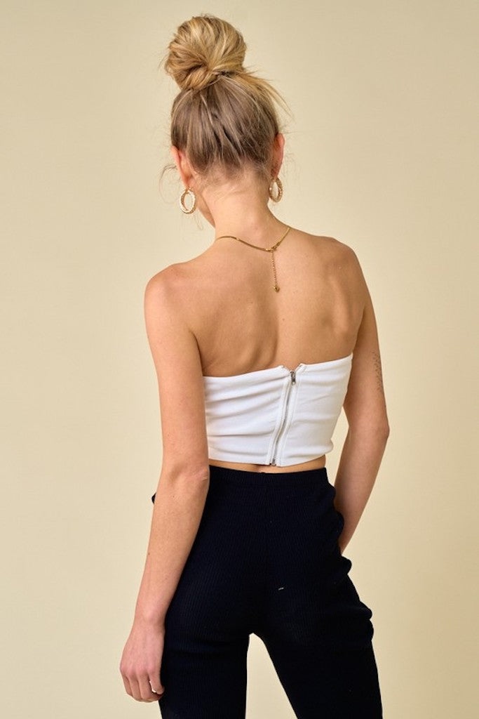 My Better Half Corset Top- Off White