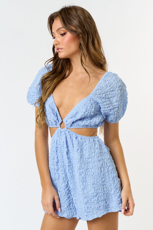 Havaan Romper- Light Blue