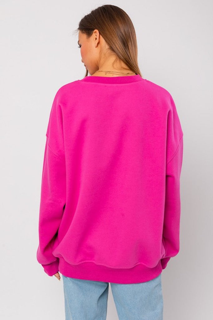 Good Vibes Only Sweatshirt- Pink