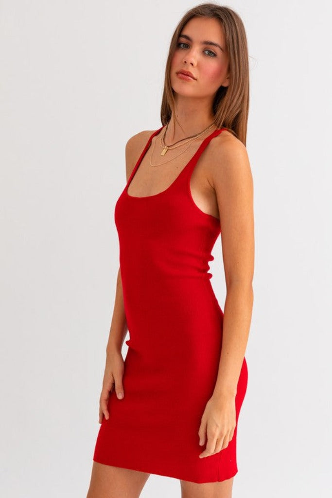 Prove Me Wrong Dress- Red