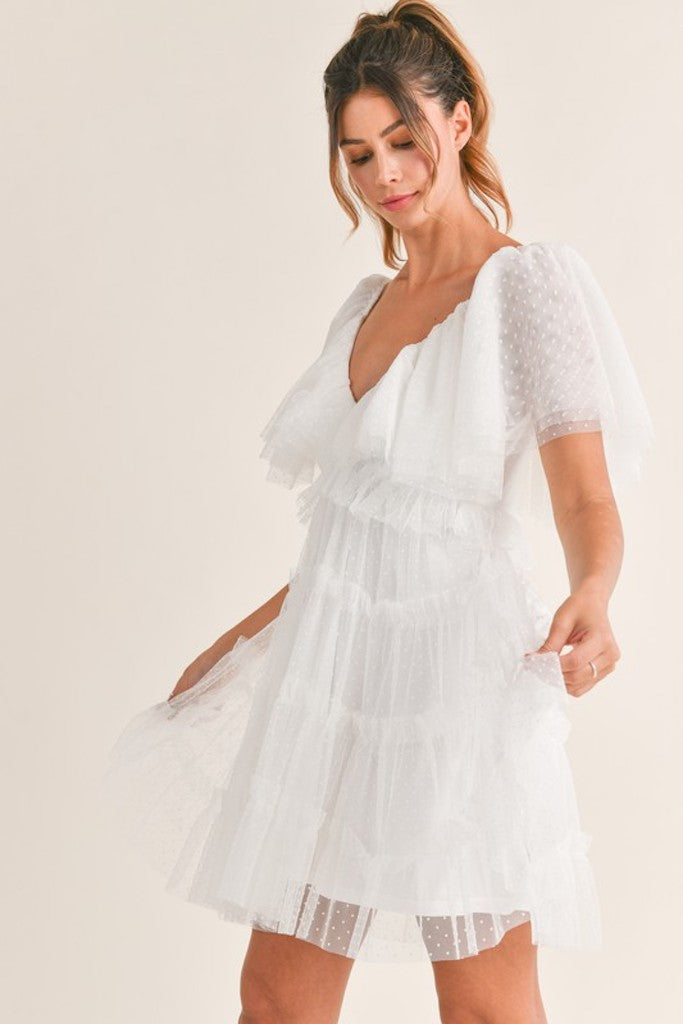 Etta Mini Dress- Off White