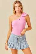 Last Kiss Bodysuit- Pink