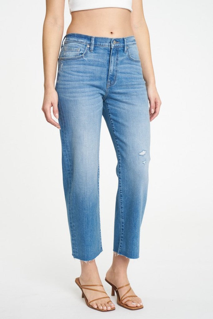 Either Way Wide Leg Jeans- Medium Denim