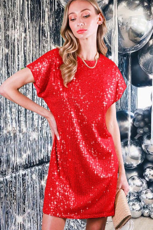 Test Me Dress- Red