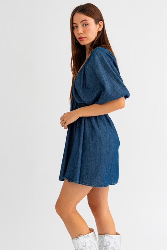 Daydreaming Dress- Denim