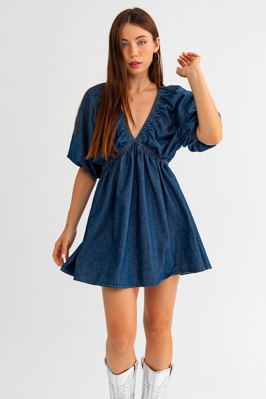 Daydreaming Dress- Denim