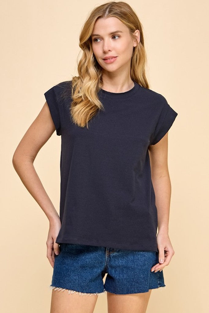 Freedom First Top- Navy