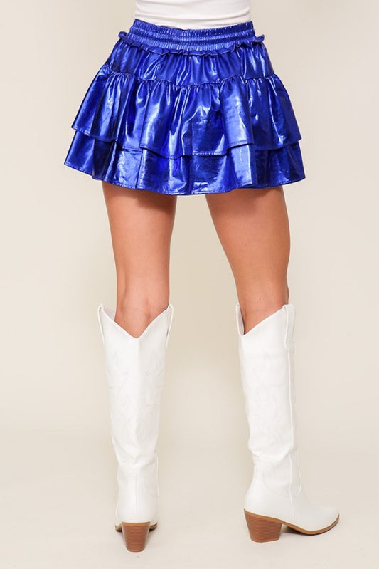 New News Skort- Blue