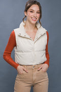 Jenson Puffer Vest- Ivory