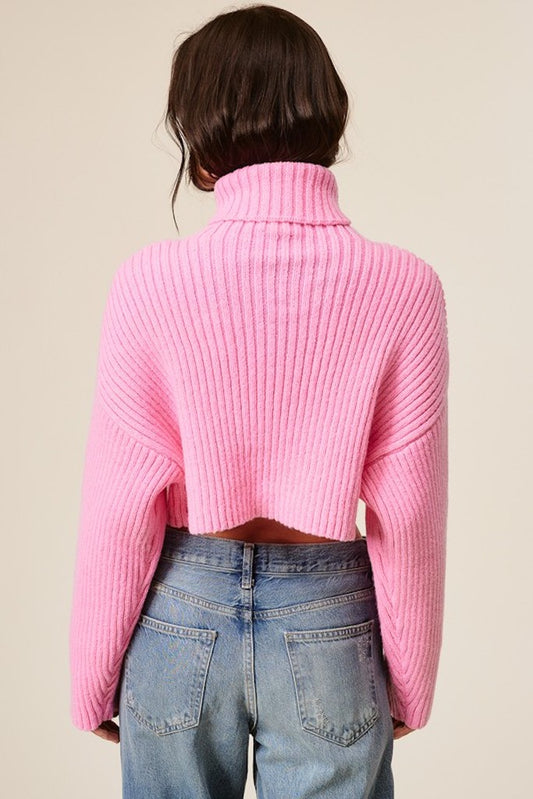 Heart Of Gold Sweater- Pink