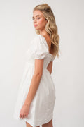 Emmaline Mini Dress- Ivory