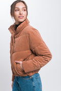 Georgina Puffer Jacket- Camel